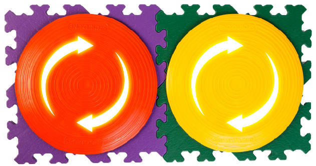 Набор модульных ковриков SPORTO.ONE «Твистер» – купить от производителя ...